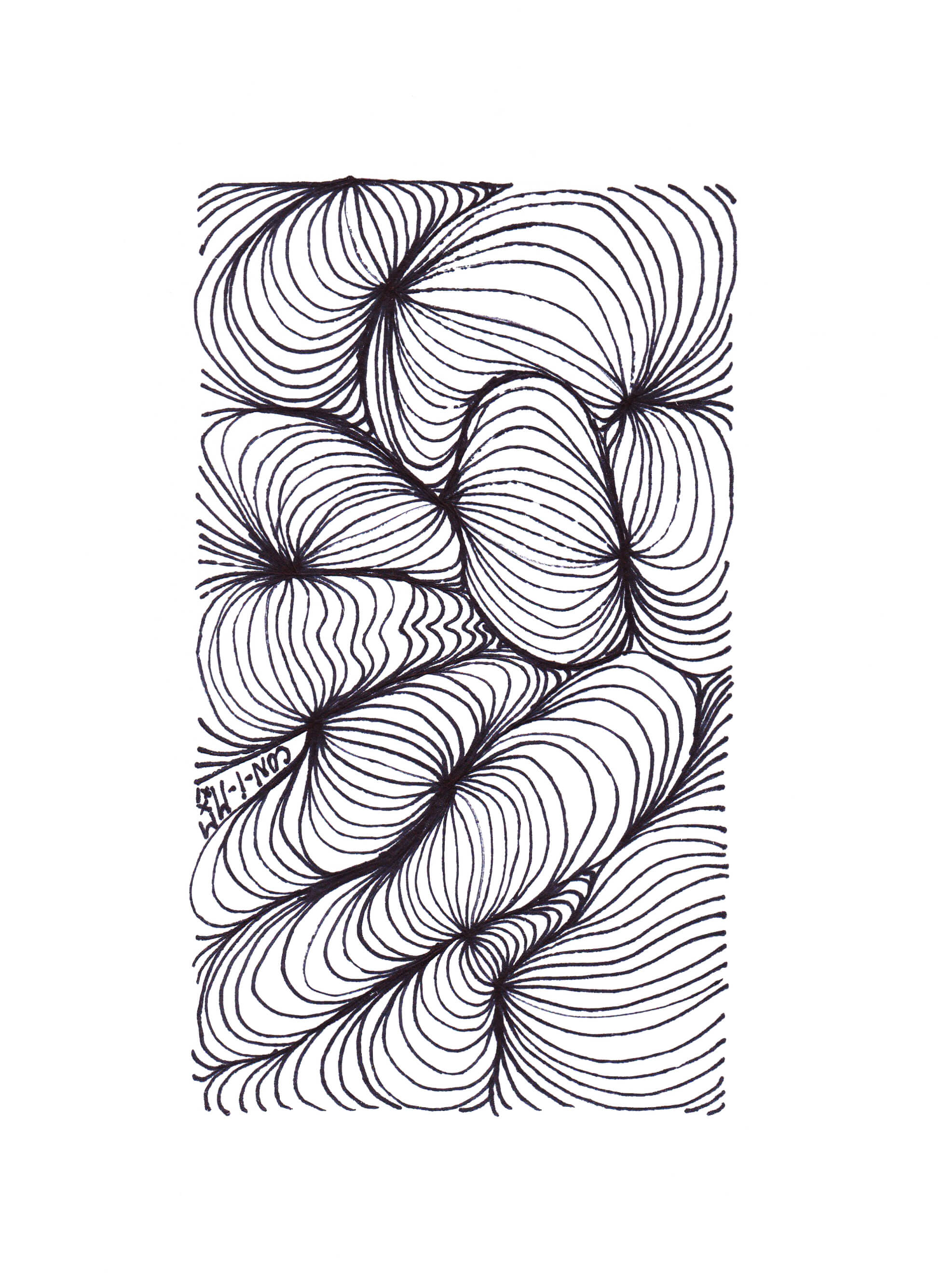 Abstract line pattern